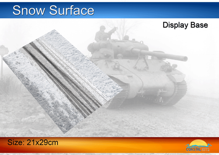 1/35 Snow Display Base (297 x 210mm)