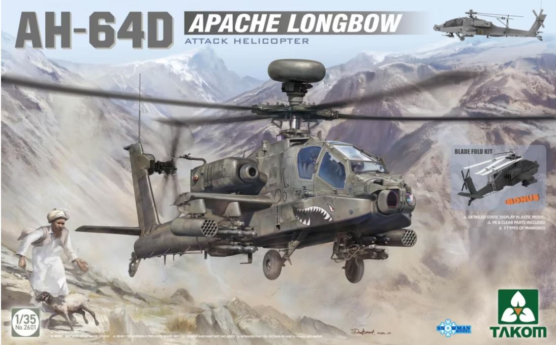 1/35 AH-64D Apache Longbow Attack Helicopter