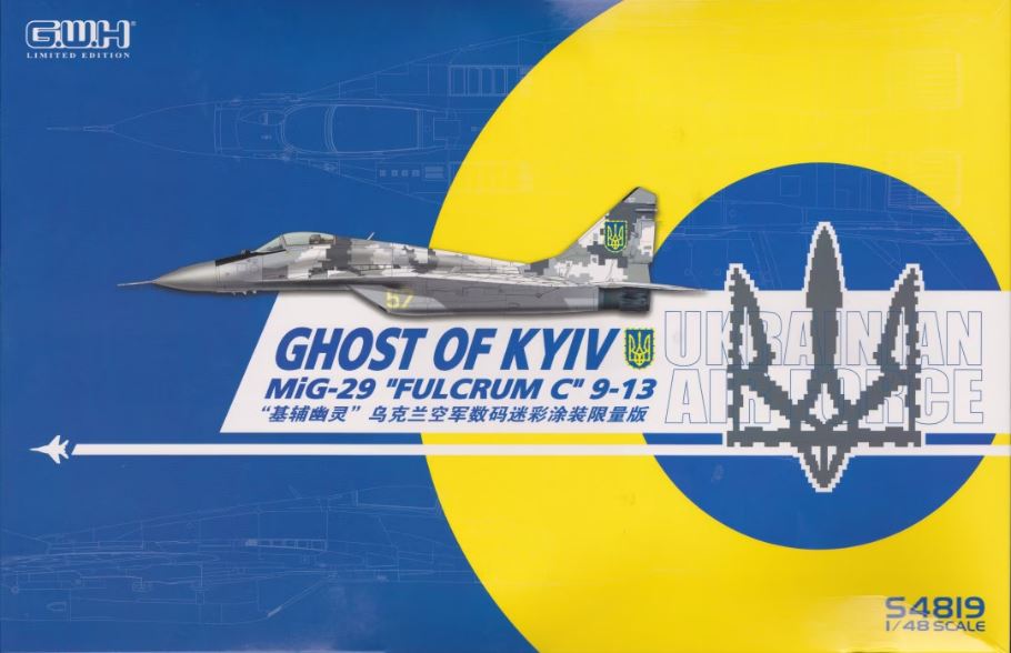 1/48 Ukrainian MiG-29 Fulcrum C 9-13 (Ghost of Kyiv) - Limited Edition