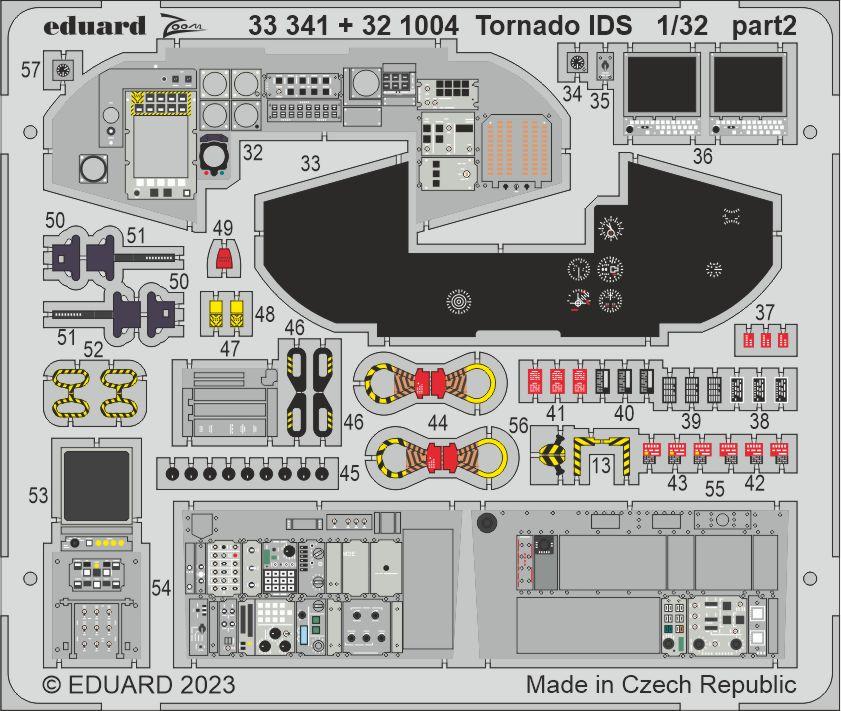1/32 Tornado IDS interior (ITALERI)