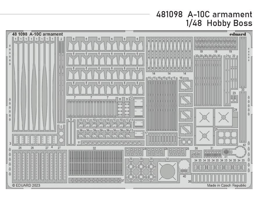 1/48 A-10C armament (HOBBY BOSS)