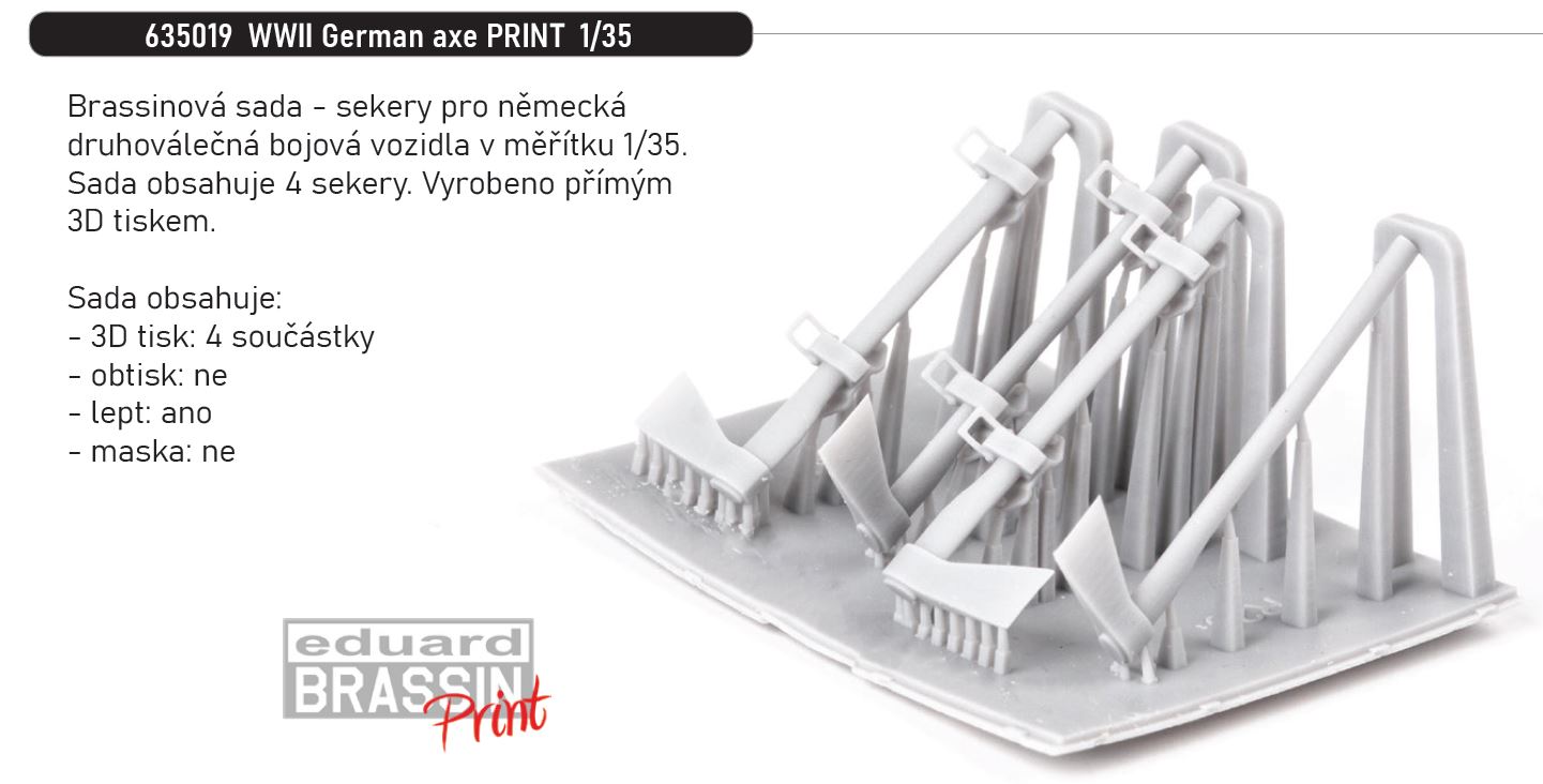 1/35 WWII German axe PRINT