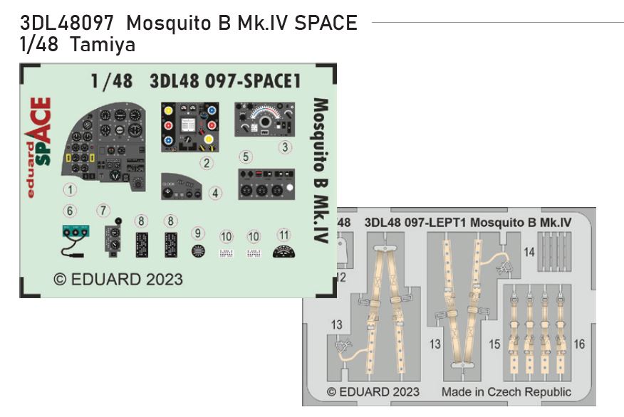 1/48 Mosquito B Mk.IV SPACE (TAMIYA)