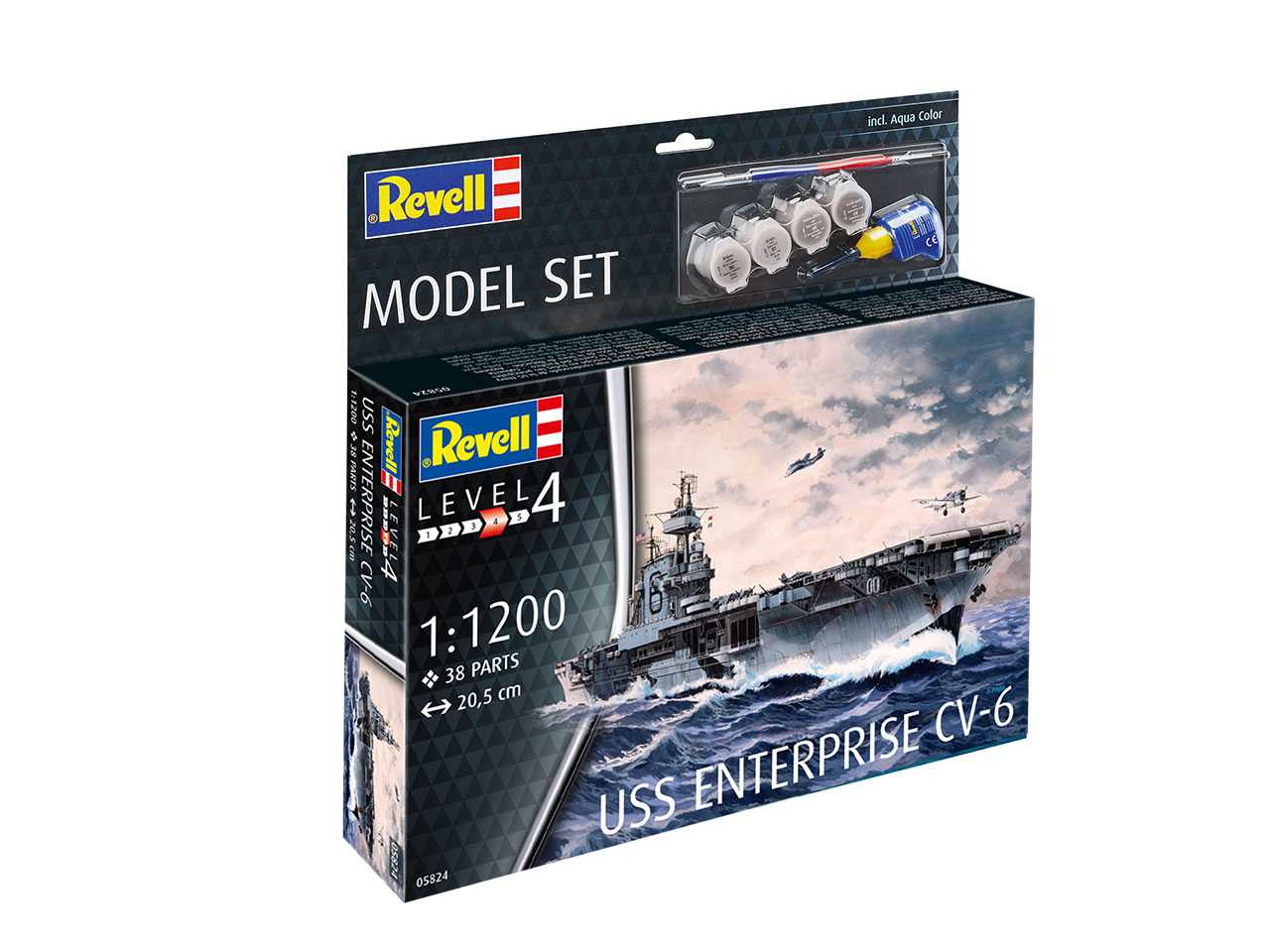 Fotografie ModelSet loď 65824 - USS Enterprise (1:1200)