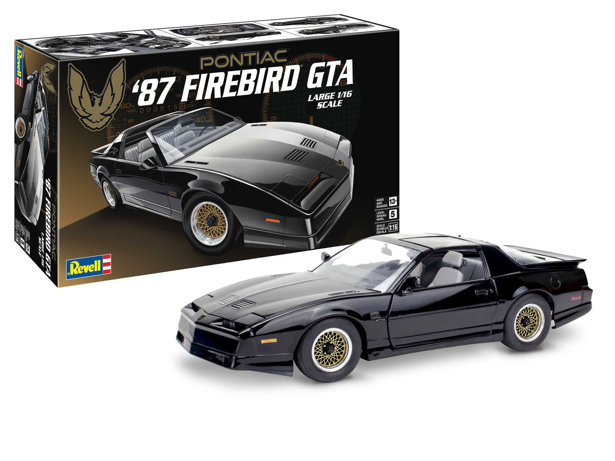 Plastic ModelKit MONOGRAM auto 4535 - 1987 Pontiac Firebird GTA (1:16)