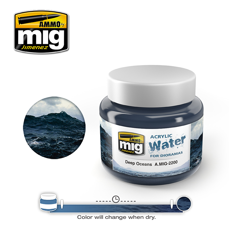 Deep Oceans Acrylic Water (250 ml)