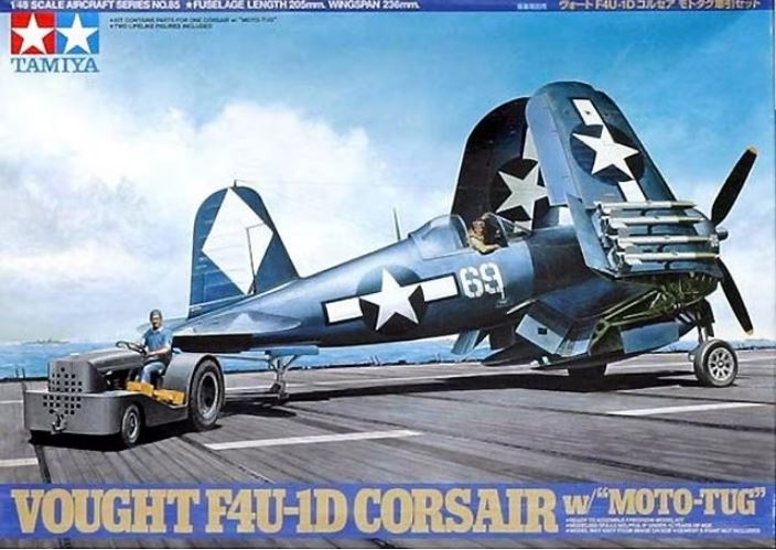 1/48 Vought F4U-1D Corsair w/"Moto-Tug"