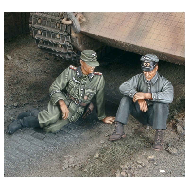 1/35 A moment of rest Tank German crew WWII