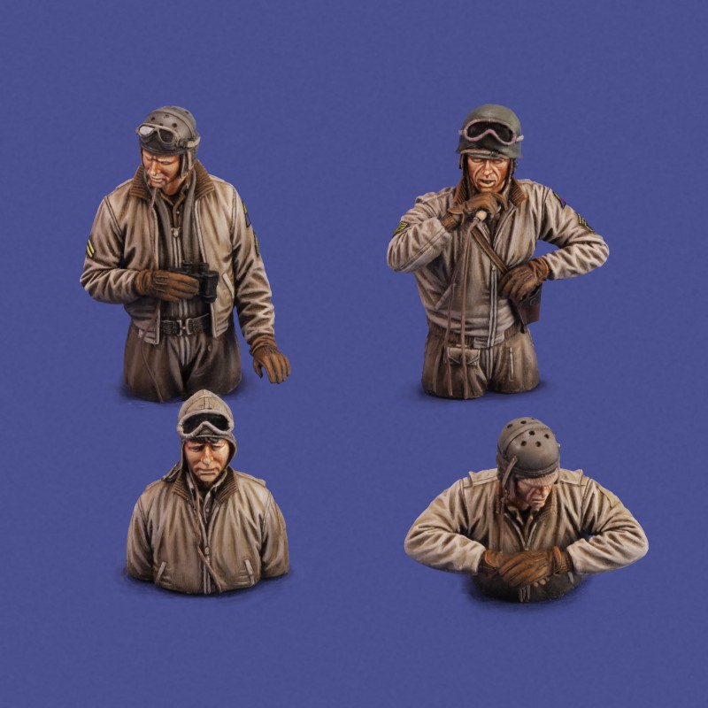 1/35 U.S. tank crew WWII