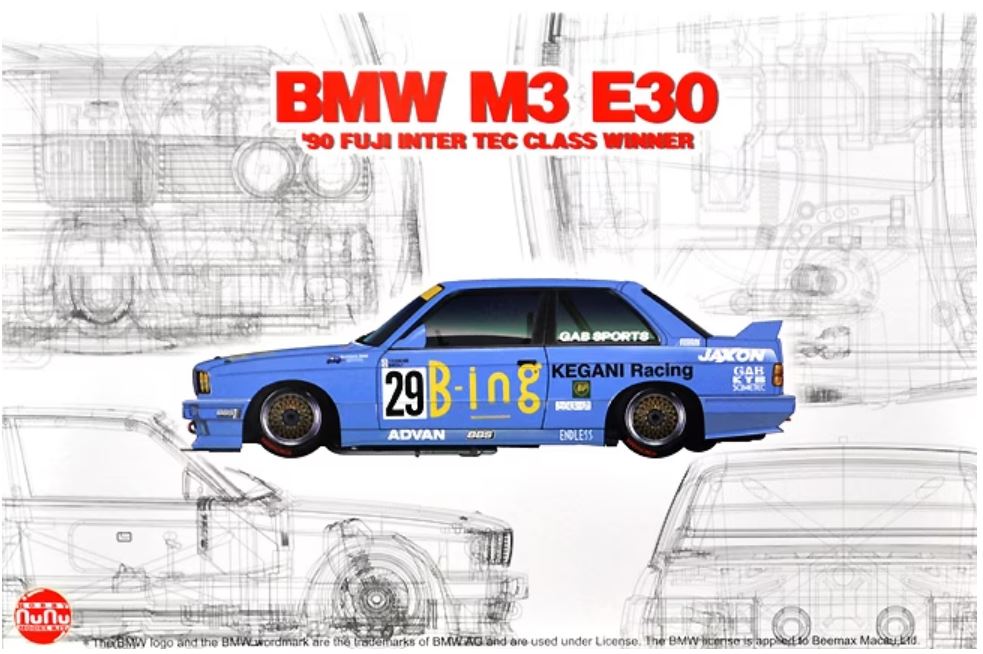 1/24 BMW M3 E30 '90 FUJI INTER TEC CLASS WINNER