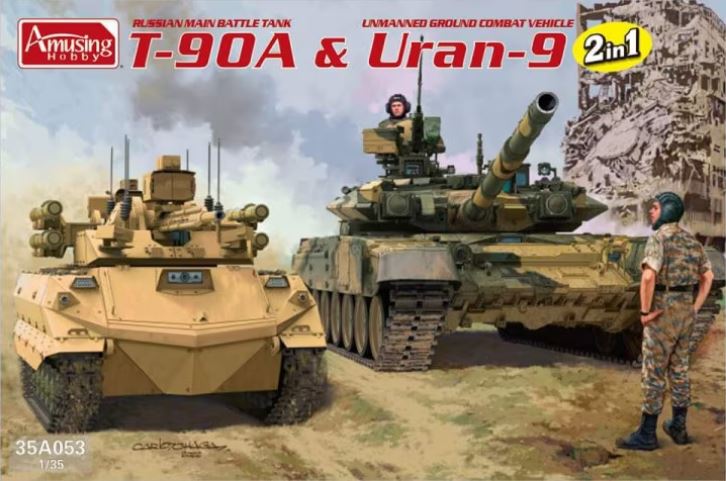 1/35 Russian Main Battle Tank T-90A & Uran-9