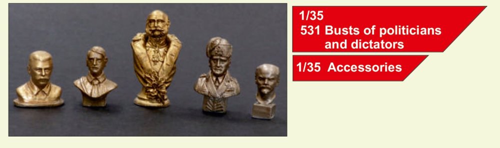 1/35 Busts politicians and dictators (resin set)