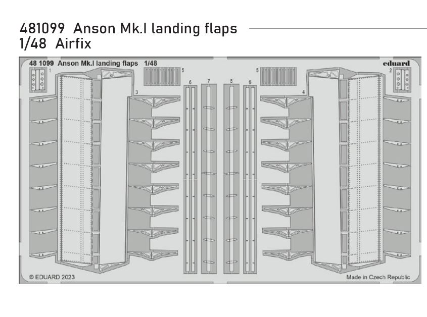 1/48 Anson Mk.I landing flaps (AIRFIX)