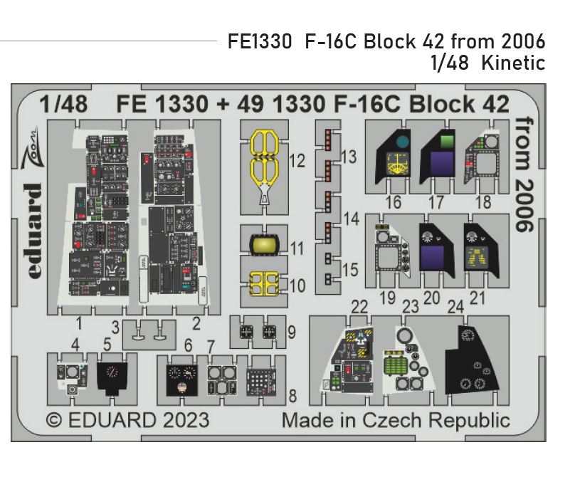Fotografie 1/48 F-16C Block 42 from 2006 (KINETIC)