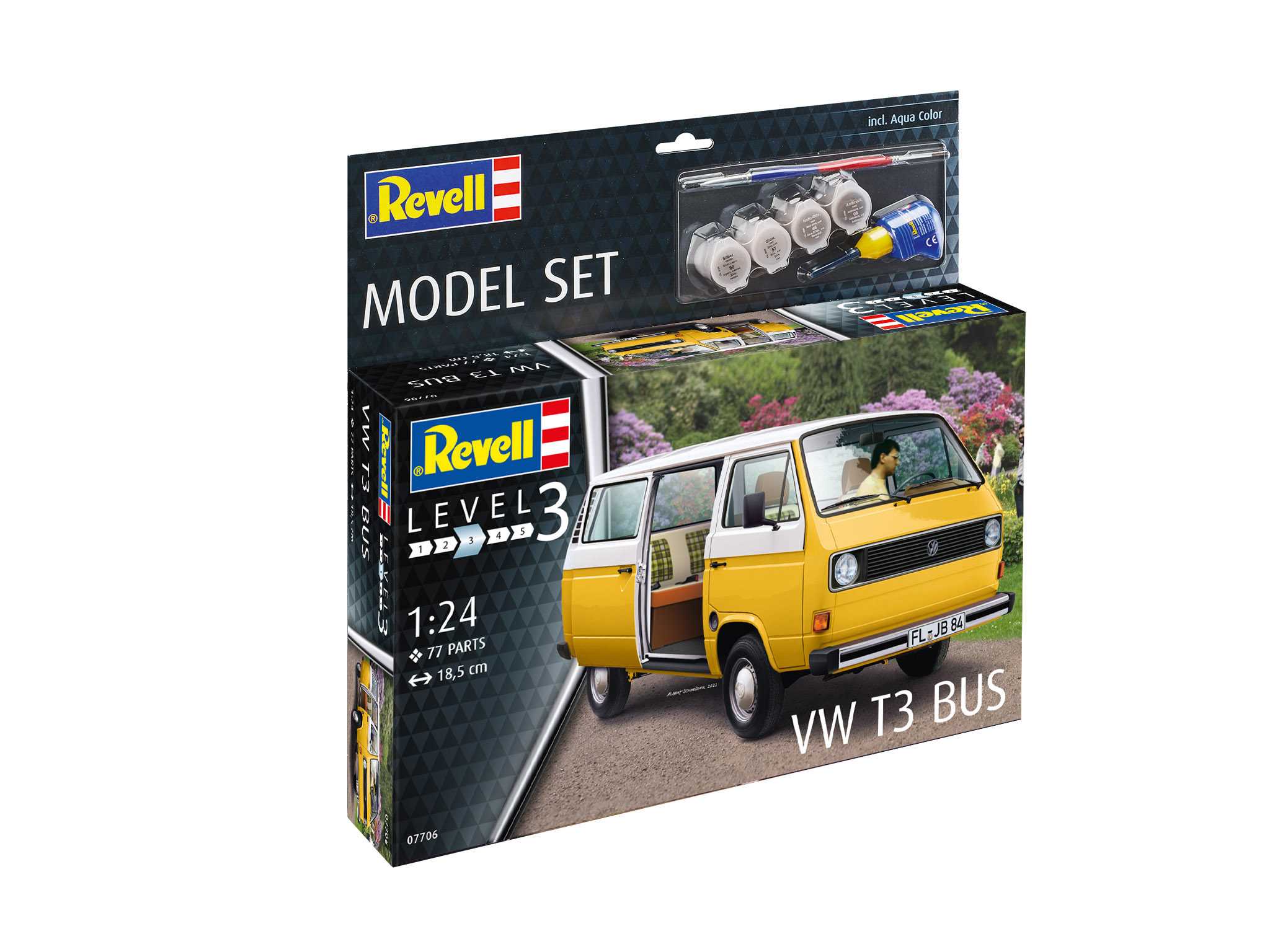 Fotografie ModelSet auto 67706 - VW T3 Bus (1:25)