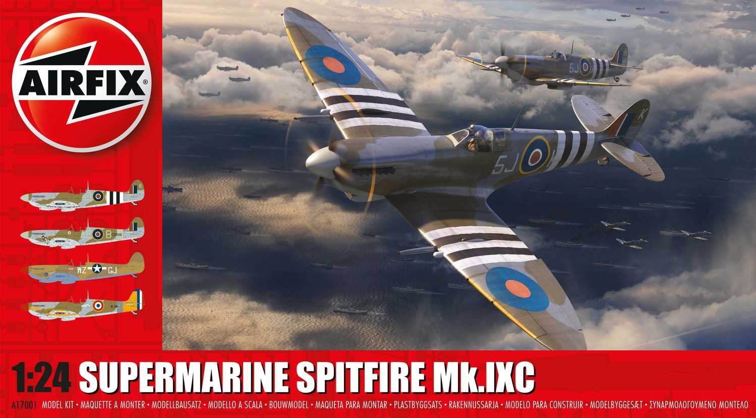 Fotografie Classic Kit letadlo A17001 - Supermarine Spitfire Mk.Ixc (1:24)