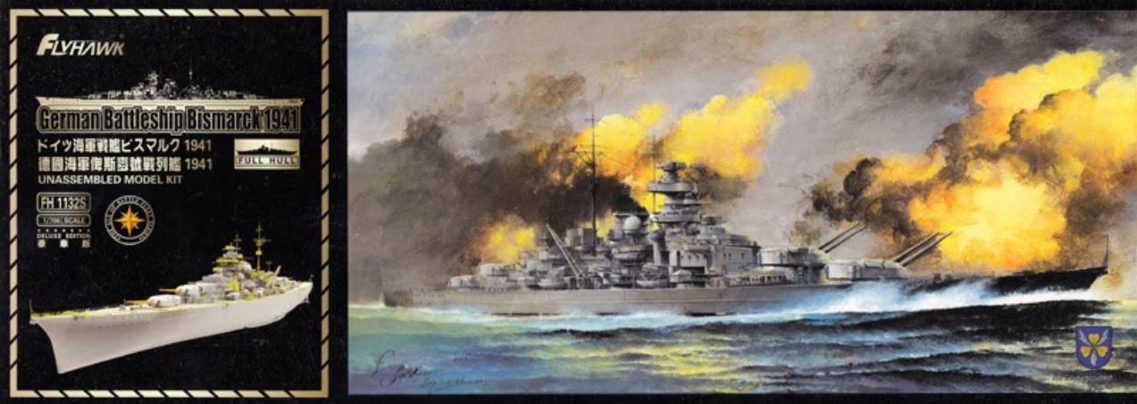 1/700 German Battleship Bismarck 1941 (Deluxe Edition)