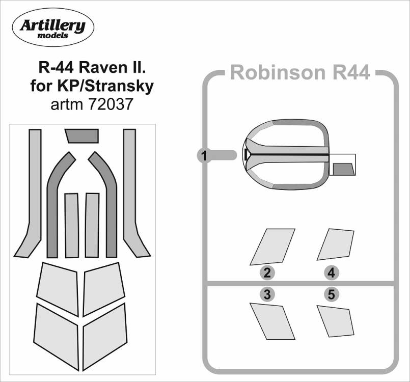 1/72 Masks for R-44 Raven II (KP)