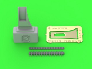 1/32 Fokker E.II/E.III (Early) - ammunition feed chute with belt for LMG 08 Spandau (for Wingnut Wings kit)