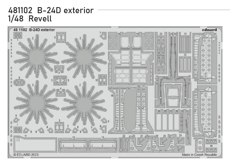 1/48 B-24D exterior (REVELL)