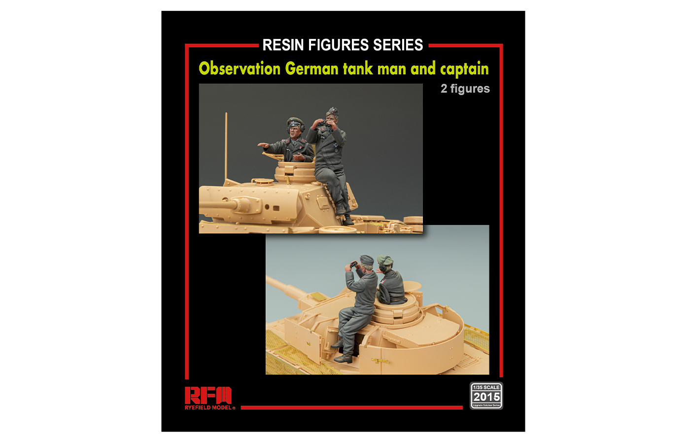 1/35 Observation German tank man and captain