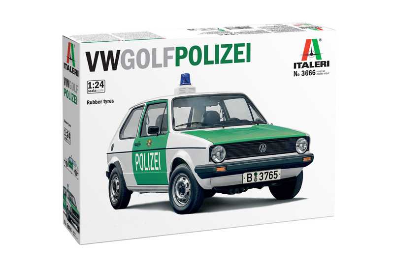 Fotografie Model Kit auto 3666 - VW Golf "POLIZEI" (1:24)