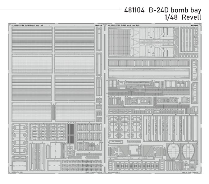 1/48 B-24D bomb bay (REVELL)