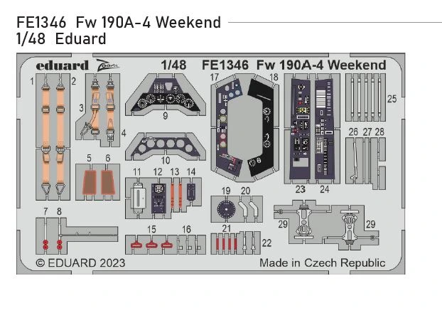 Fotografie 1/48 Fw 190A-4 Weekend (EDUARD)