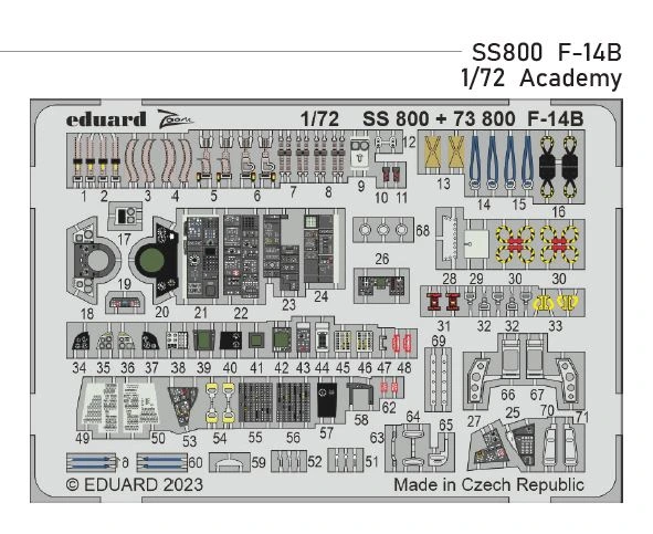 Fotografie 1/72 F-14B (ACADEMY)