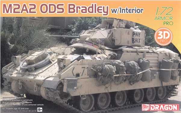 Model Kit tank 7414 - M2A2 ODS BRADLEY w/INTERIOR (1:72)