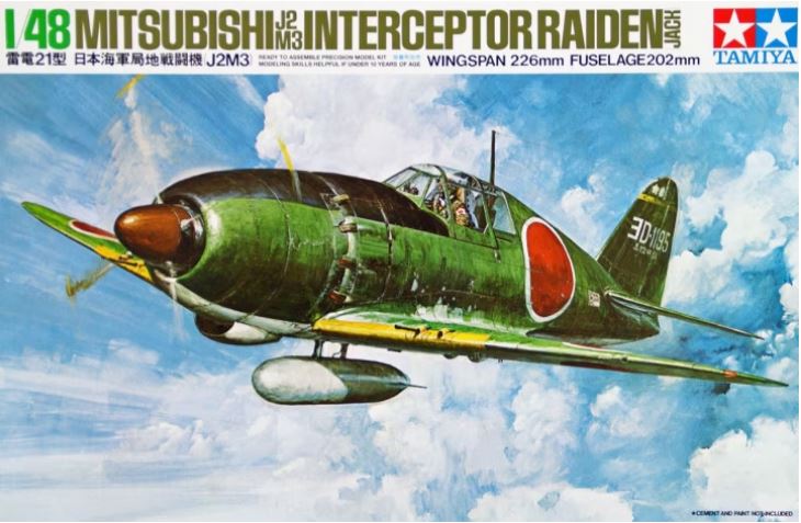 1/48 Mitsubishi J2M3 Interceptor Raiden Jack