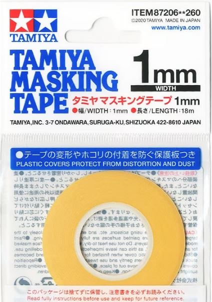 87206 Tamiya Masking Tape 1mm (Maskovací páska - délka 18m)