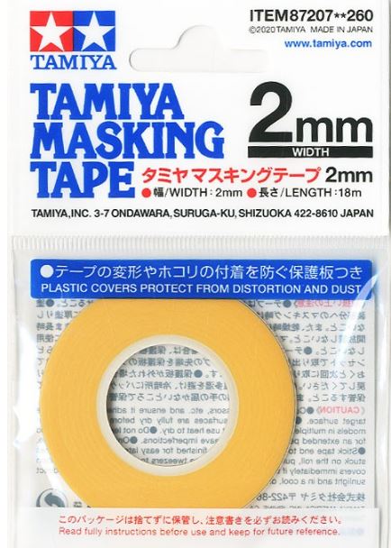 87207 Tamiya Masking Tape 2mm (Maskovací páska - délka 18m)