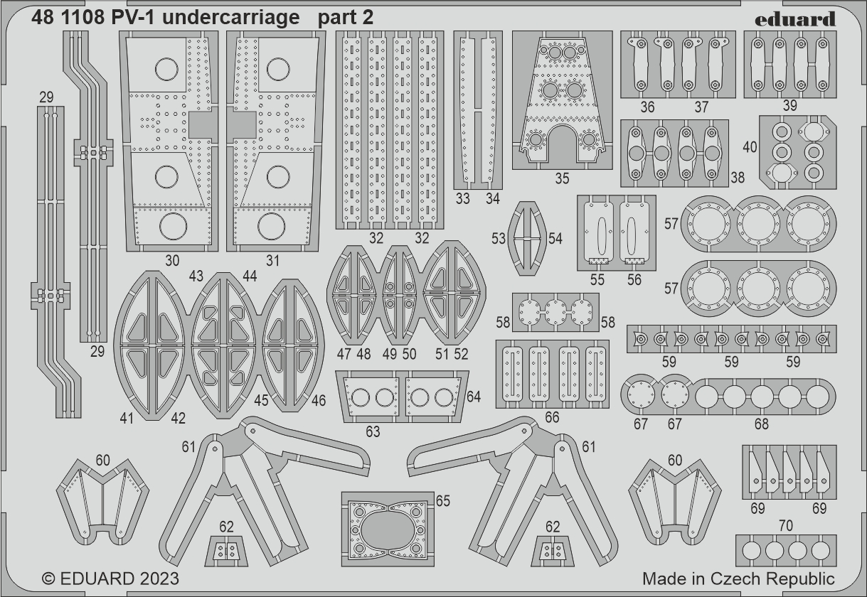 1/48 PV-1 undercarriage (ACADEMY)