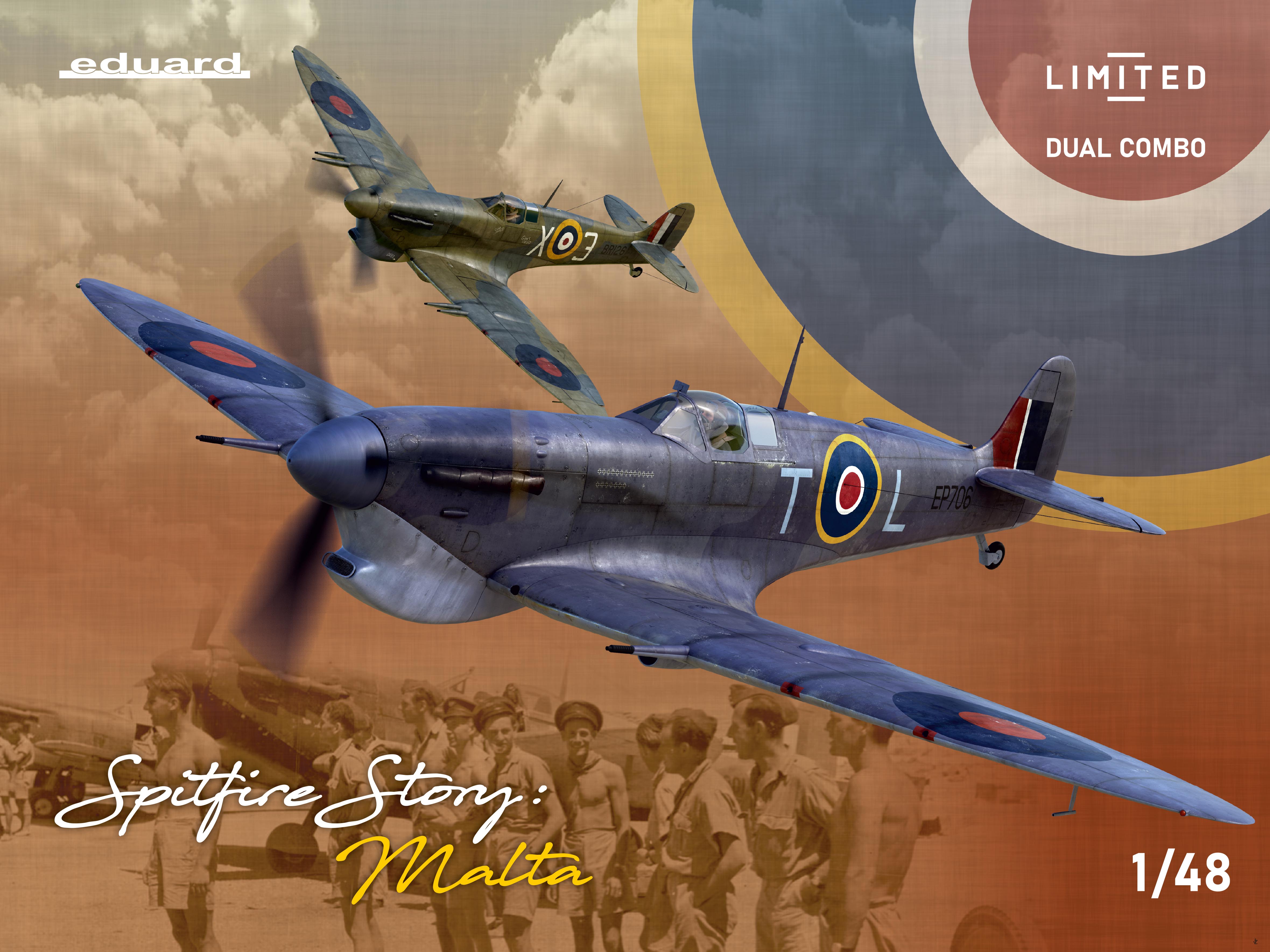1/48 Spitfire Mk.Vb a Vc - SPITFIRE STORY : MALTA DUAL COMBO (Limited edition)