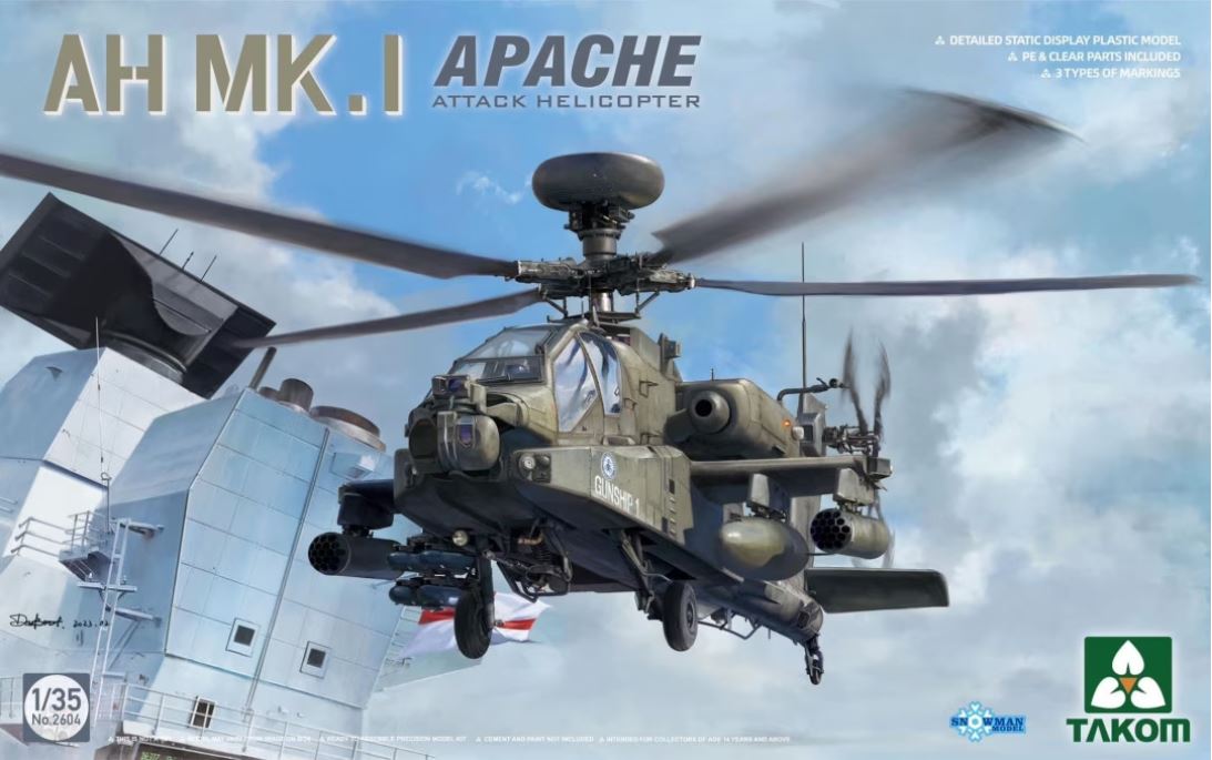 1/35 AH MK. I Apache Attack Helicopter