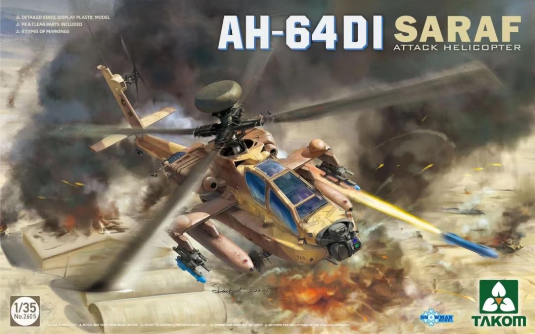 Fotografie 1/35 AH-64DI SARAF Attack Helicopter