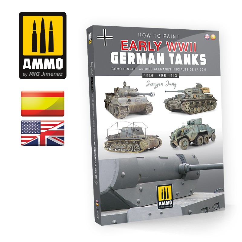 How to Paint Early WWII German Tanks (English, Spanish)