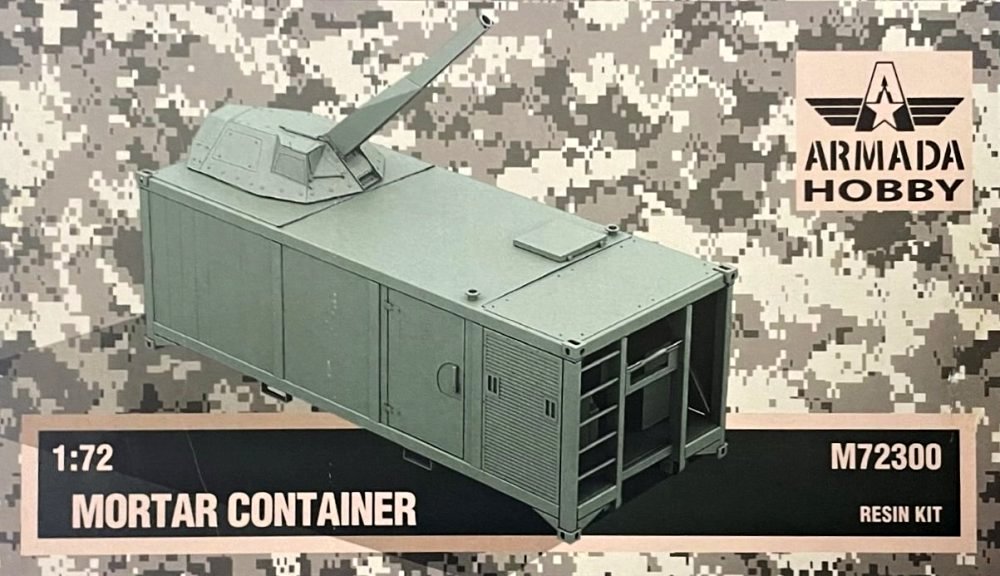 1/72 Mortar Container (resin kit)