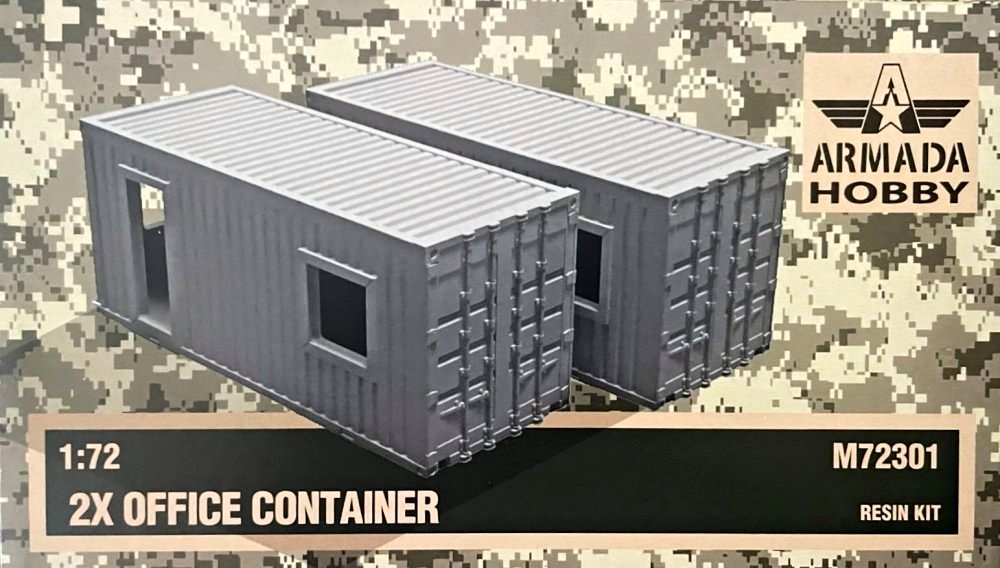 1/72 Office Container - 2 pcs. (resin kit)