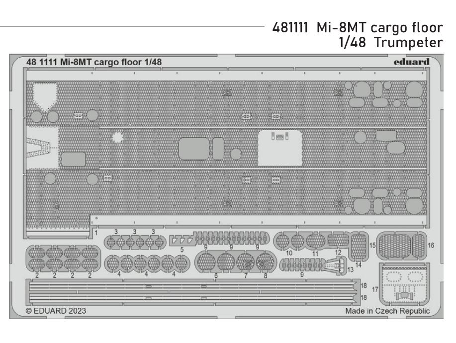 1/48 Mi-8MT cargo floor (TRUMPETER)