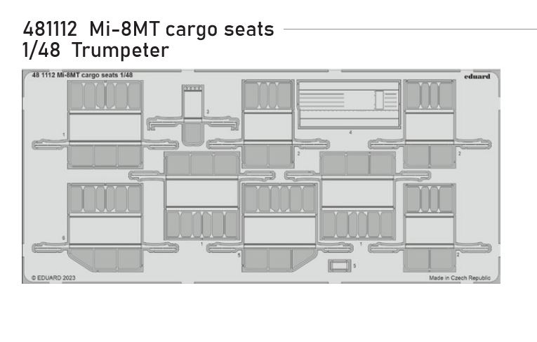 1/48 Mi-8MT cargo seats (TRUMPETER)