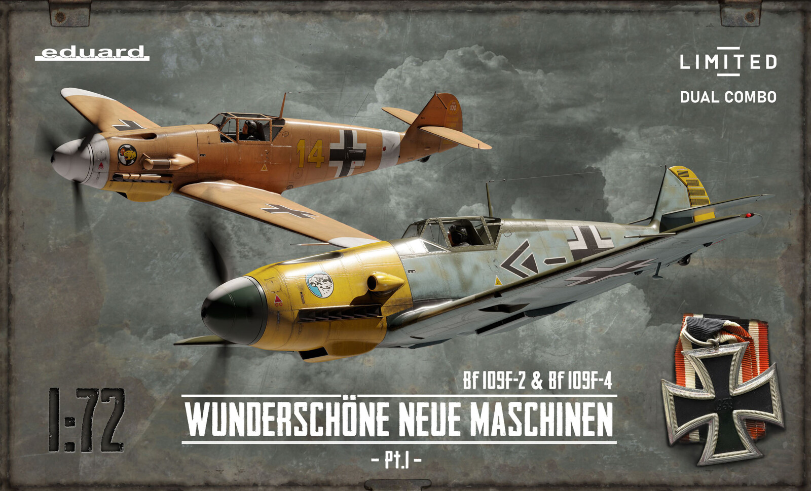 1/72 WUNDERSCHÖNE NEUE MASCHINEN part. 1 (Bf 109 F-2 a F-4) DUAL COMBO (Limited edition)