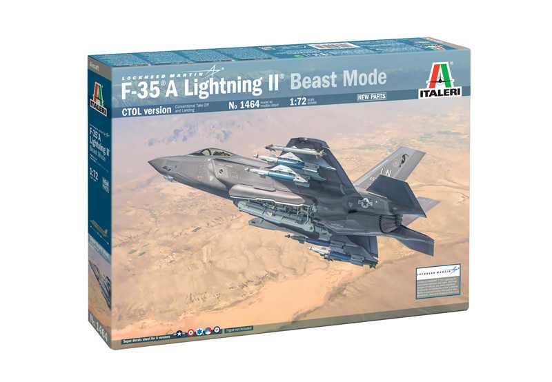 Fotografie Model Kit letadlo 1464 - F-35A Lightning II (Beast Mode) (1:72)