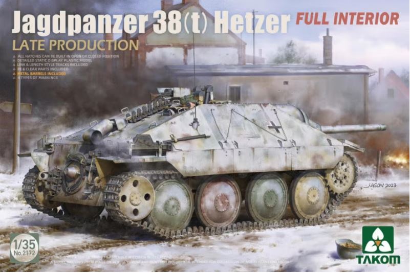 1/35 Jagdpanzer 38(t) Hetzer LATE w/ Full Interior