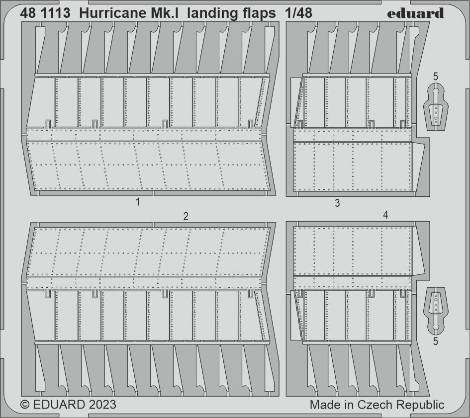 1/48 Hurricane Mk.I landing flaps (HOBBY BOSS)