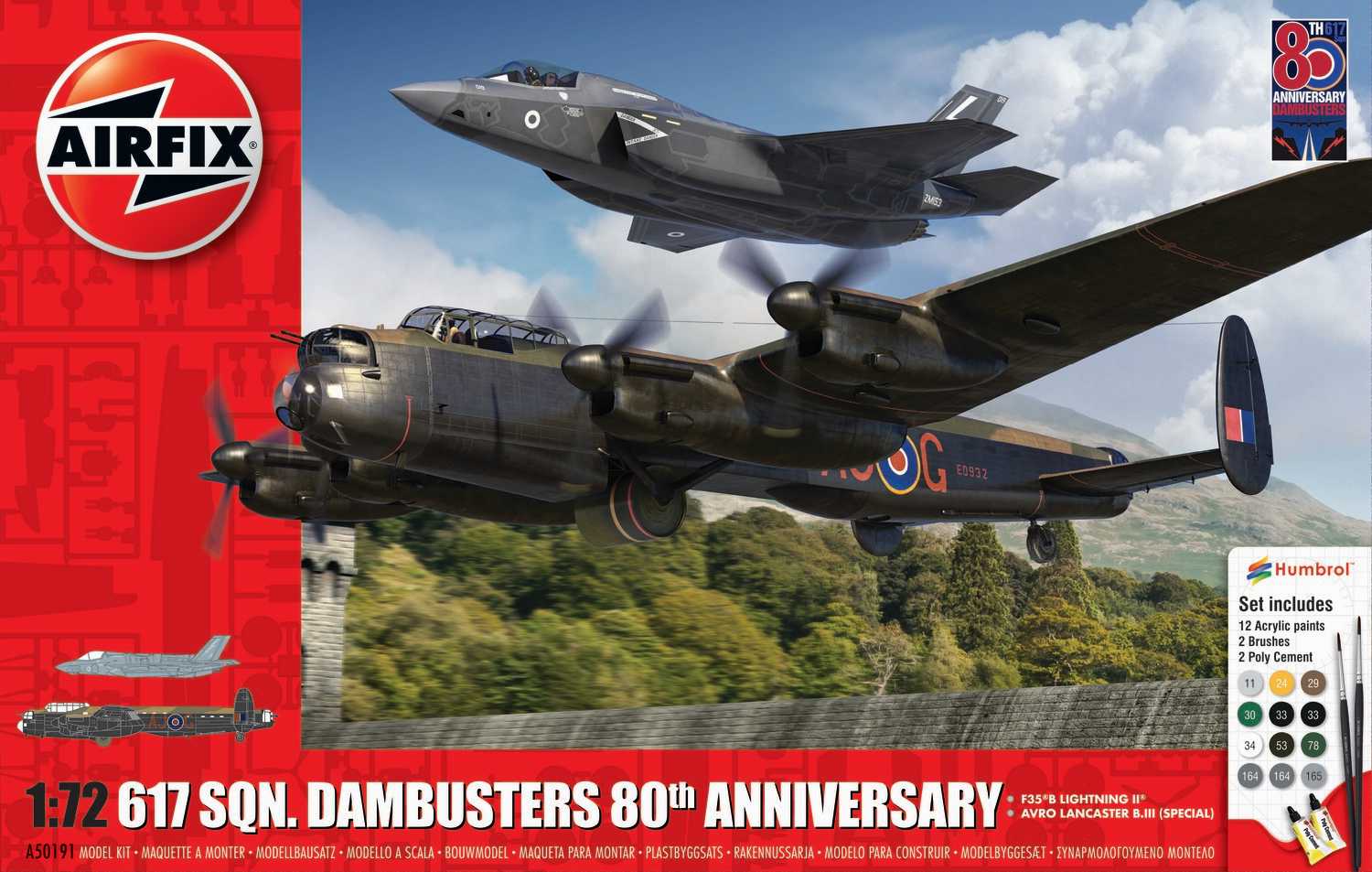 Fotografie Gift Set letadlo A50191 - Dambusters 80th Anniversary (1:72)