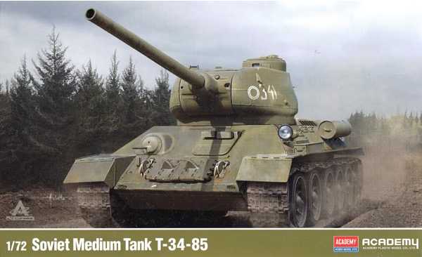 Fotografie Model Kit tank 13421 - Soviet Medium Tank T-34-85 (1:72)