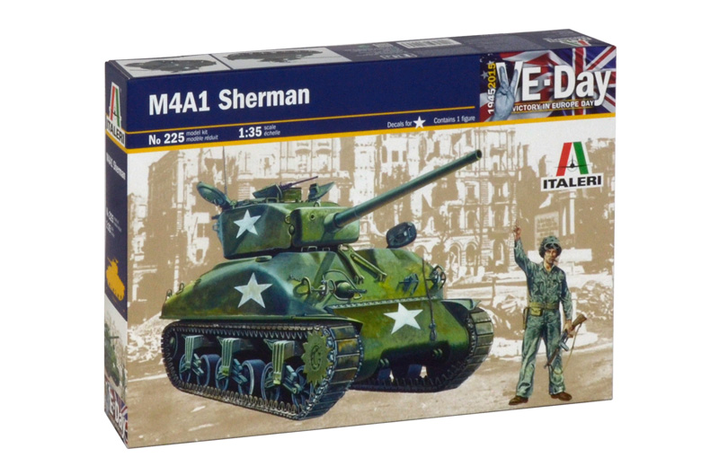 Fotografie Model Kit tank 0225 - M4 A1 SHERMAN (1:35)