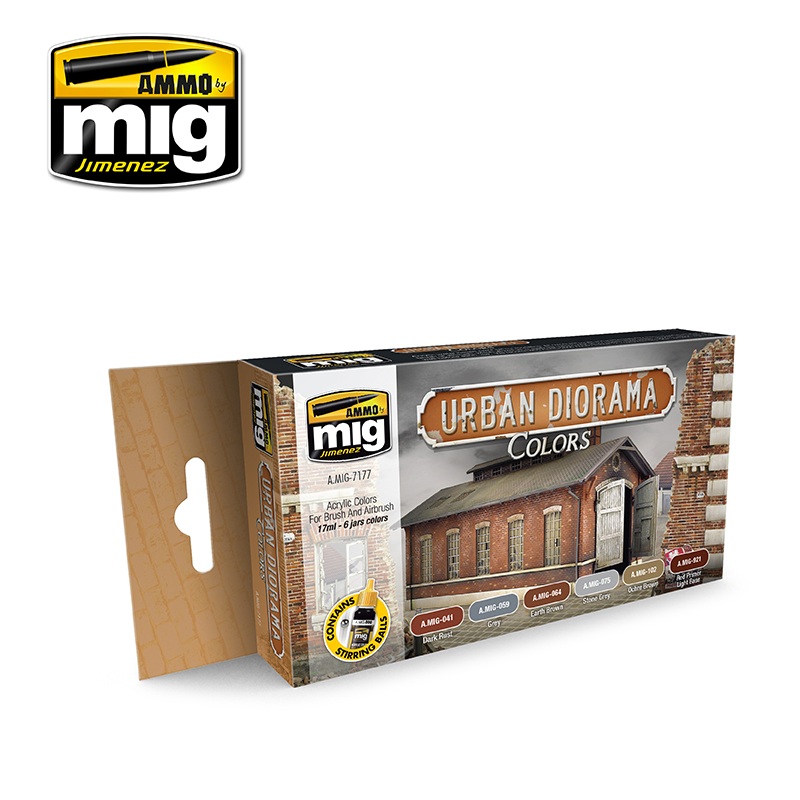 Urban Diorama Colors Acrylic Paint Set